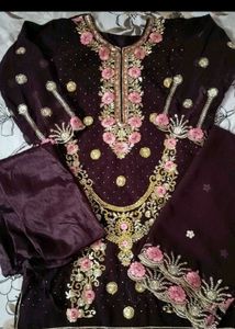 Elegant Embroidered Salwar Suit