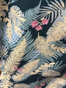 Tropical Floral Print Shirt