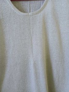 Shimmering Silver Top
