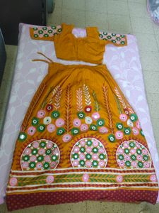 Lehnga Choli Mustard Colour