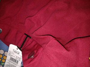 Maroon Flared Leg Pants