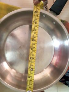 Stainless Steel Frypan. 24 CM. Used 2,3 Times.