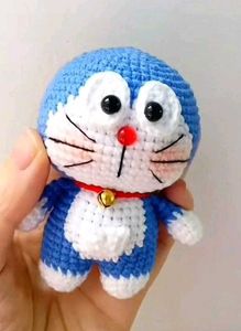 handmade crochet doremon