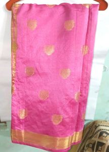 Pink Silk Saree