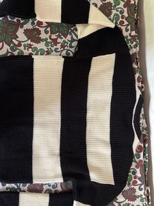 Black &amp; white Striped Sweater