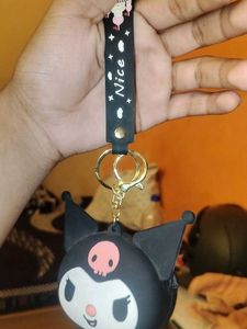 Kuromi Coin Purse Keychain