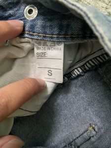 High Wasted Denim Skirt