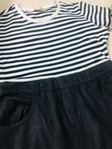 Striped T-shirt Dress
