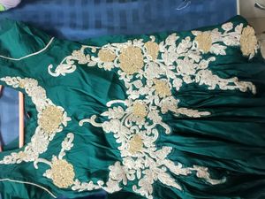 Bottle Green Gown