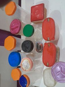 Mixed Plastic Containers - Kitchen Storage