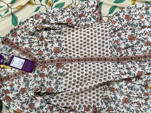 Floral Print Ethnic Dress