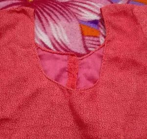 Peach Readymade Saree Blouse