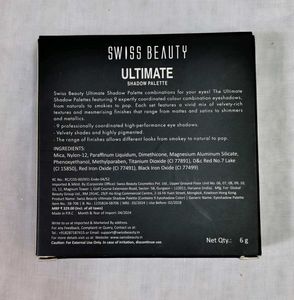 Swiss Beauty Eyeshadow (Pallet No -3)