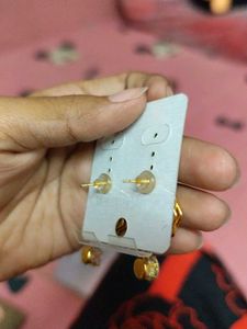 Gold Fashion Earrings