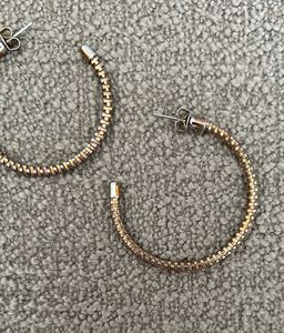 Antique Gold Hoops
