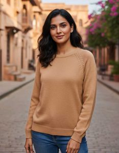 Classic Tan Knit Pullover