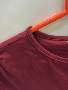 Maroon Casual T-shirt