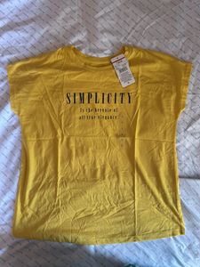 Yellow Basic T-shirt