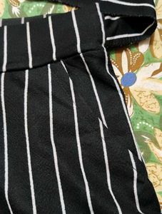 Striped Wide-Leg Pants