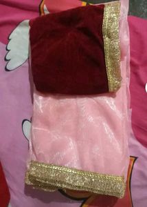 New Attractive Nylon Silk Saree With Blouse Piece