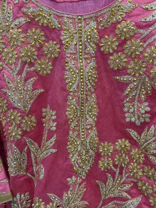 Pink Embroidered Kurta Set