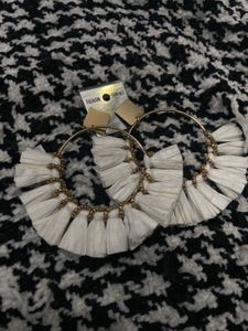 Gold and Paper Earring