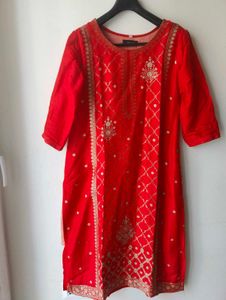 Don't Miss The Deal Bright Red Suit Set