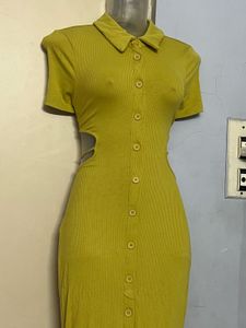 SHEIN BRANDED YELLOW Maxi Dress