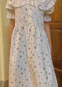 Cottagecore Cream Dress