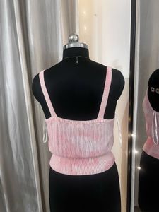Pink Tie-dye Top