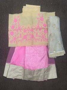 Brand New Beautiful Semi-stitched Lehenga Choli