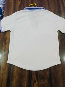 Cute White Polo T-Shirt