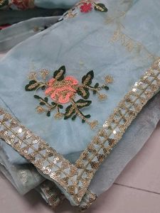 Embroidered Floral Saree