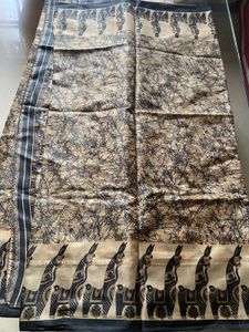 Unique Batik Print Saree (new)
