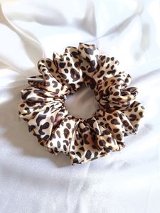 Cheetah Print Scrunchy