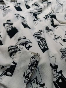 Black &amp; White Formal Shirt