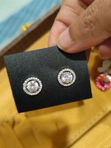 Combo - Swarovski Pendant and Zirconia Studs