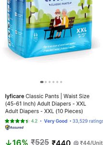 Lyficare Classic Pants XXL