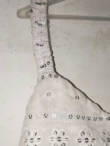 Short White Coloured Kurti For Ethnic Wear 🐻‍❄️🤍
