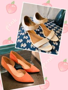 White Sandals & H&M Pumps