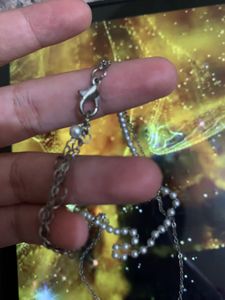 Pearl & Silver Layered Necklace