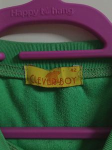 Crop Sweatshirt Green