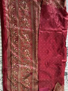 Elegant silk blend saree