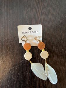 Boho Feather Earrings