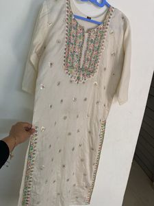 Embroidered Kurti Top - Size XXL