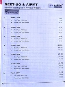 NEET-UG &amp; AIPMT Test Papers