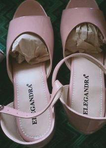 Women Pink Heel Sandal