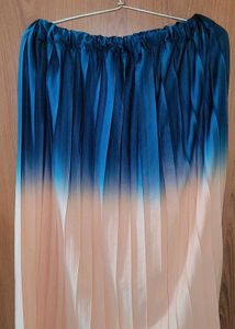Ombre Pleated Skirt