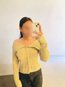 Off-shoulder Ribbed Knit Top