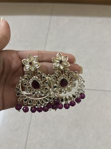 Elegant Silver-Tone Drop Earrings